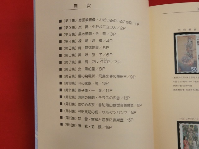 1983　近代美術シリーズ 切手帳