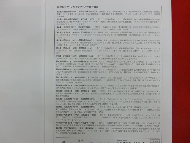 2000　20世紀デザイン切手  第2集