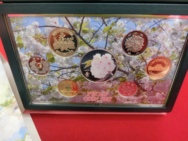 2015　桜の通り抜け  一葉  プルーフ貨幣セット  造幣局発行