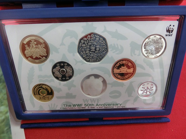 2011　WWF設立50周年  日本・イギリス2011  プルーフ貨幣セット