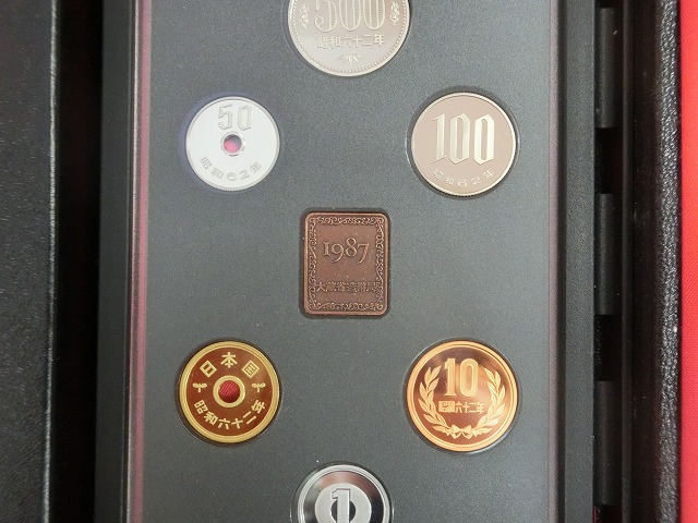 1987　通常プルーフ貨幣セット