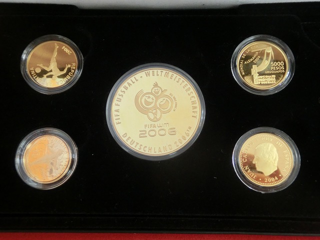 2006 ワールドカップ  ドイツ大会  公式記念金貨　セット