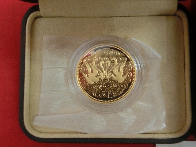 天皇陛下御在位60年記念　10万円金貨　62年銘　プルーフ