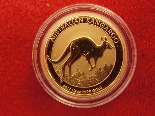 カンガルー金貨　1/4oz　2017　純金　管理番号025