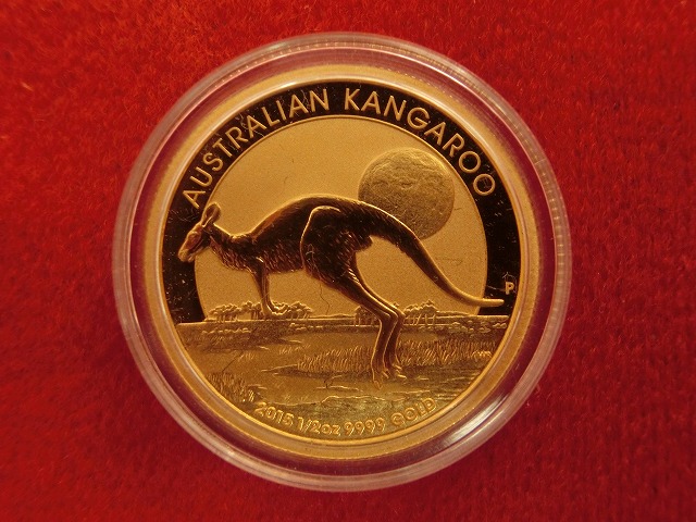 カンガルー金貨　1/2oz　2015　純金　管理番号027