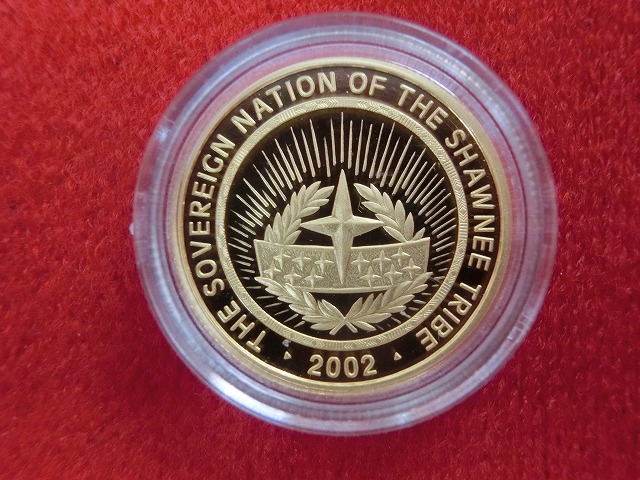 アメリカ　先住民ショーニー族　金貨