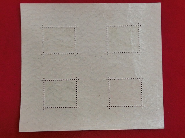 1934　逓信記念日　小型シート　航空切手