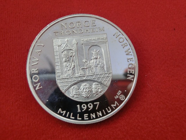 1997年  EURO  20ユーロ  銀貨    キツネ  フォックス 外貨  記念硬貨  NO-1005