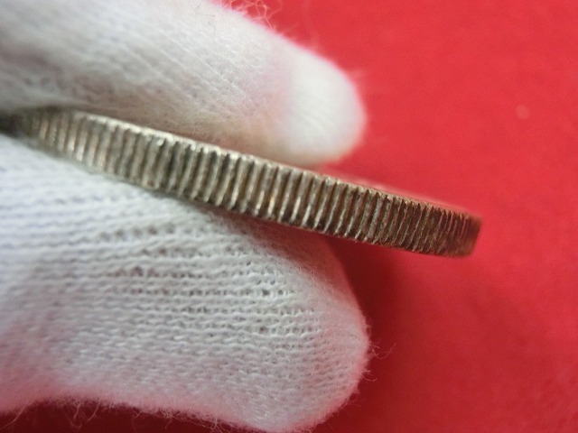 1949年   南アフリカ  ジョージ6世  5シリング  SHILLINGS  銀貨  NO-1007