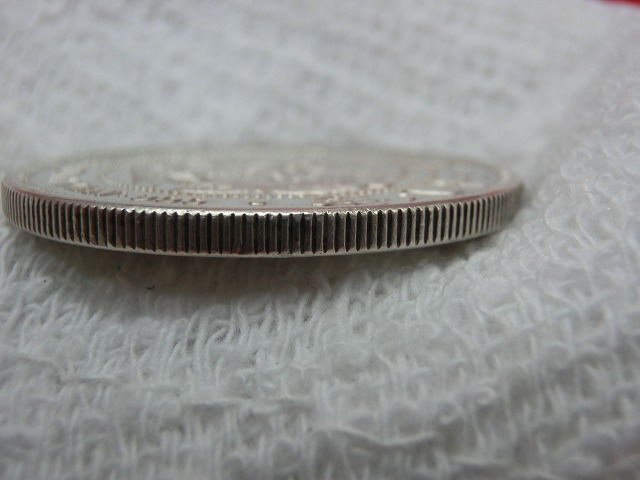 新1円銀貨  明治38年  円銀  小型  古銭  NO-1035