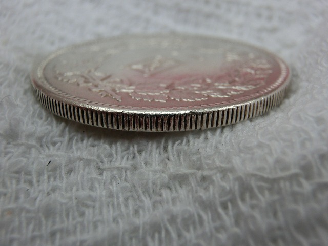 新1円銀貨  明治39年  円銀  小型  古銭  NO-1037