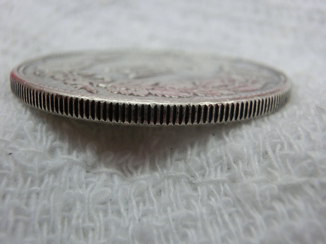 新1円銀貨  大正3年  円銀  小型  古銭  NO-1045