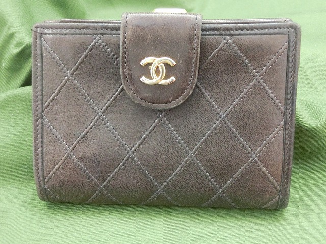 シャネル  財布  がま口  ココマーク  ビロコーレ