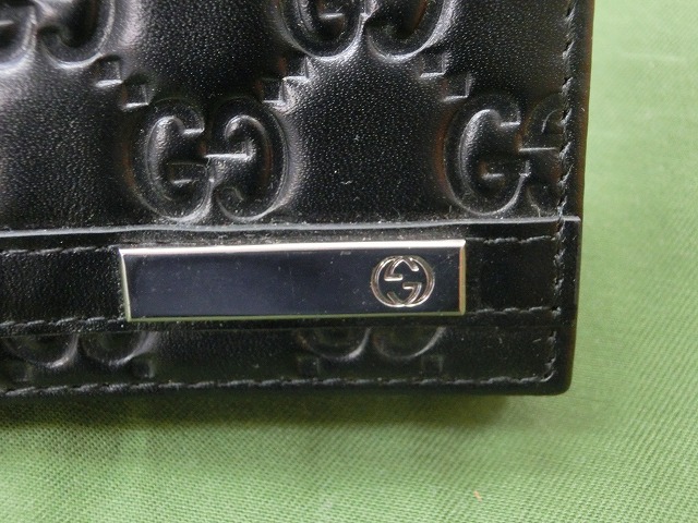 未使用  グッチ グッチシマ 2つ折り長財布 233112