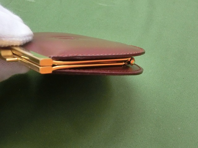 【美品】カルティエ  がま口  コインケース  小銭入れ  マストライン