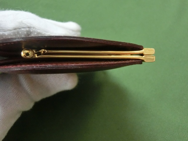 【美品】カルティエ  がま口  コインケース  小銭入れ  マストライン