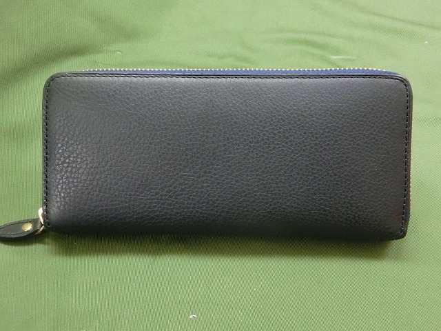 【未使用】ブレイリオ  コードバン ラウンドジッパー 長財布