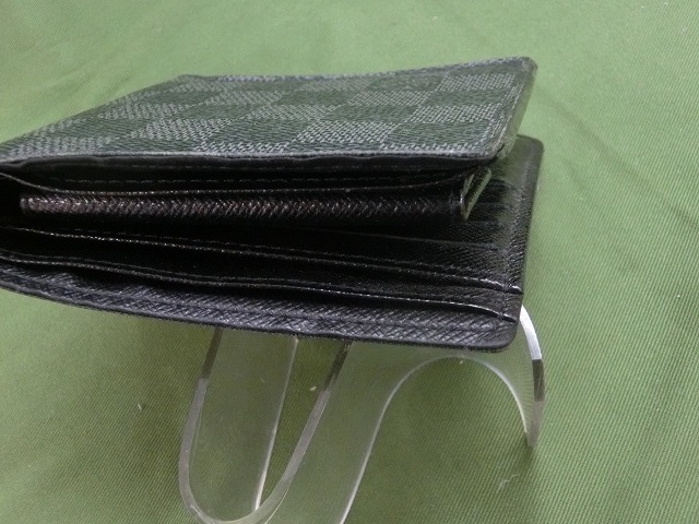 【極美品】ルイヴィトン ダミエ グラフィット ポルトフォイユマルコ N62664  二つ折り財布