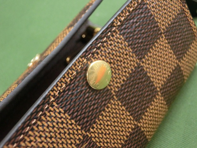 【極美品】ルイヴィトン 6連キーケース ミュルティクレ6 ダミエ エベヌ ブラウン  レザー