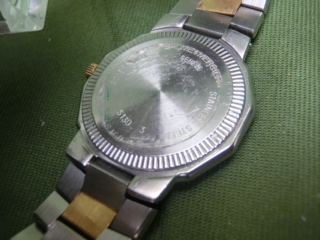 【美品】ボーム&メルシエ　リビエラ 5130 クォーツ 腕時計　稼働品　