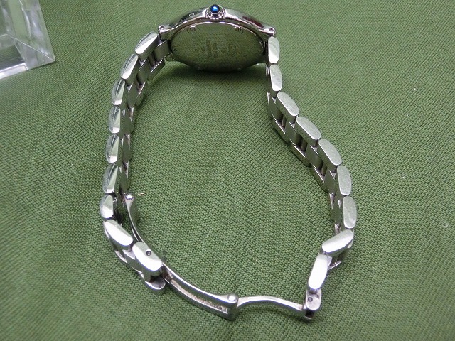 【良品】カルティエ マスト21  クオーツ アナログ表示 シルバー文字盤 腕時計 レディース