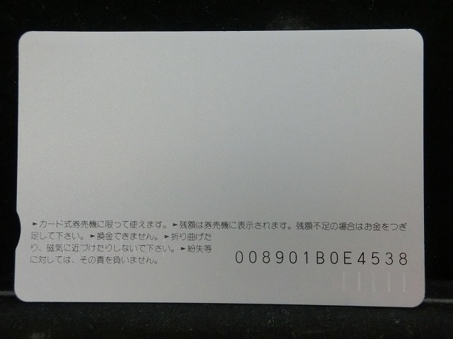 オレンジカード  未使用  観光  風景  JR東  水戸城  NO-0044