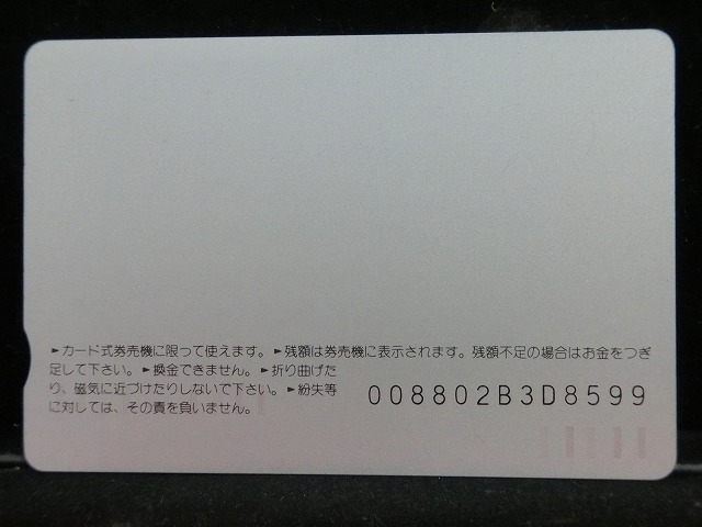 オレンジカード  未使用    JR  東  東京駅  一本列島  電車-0156