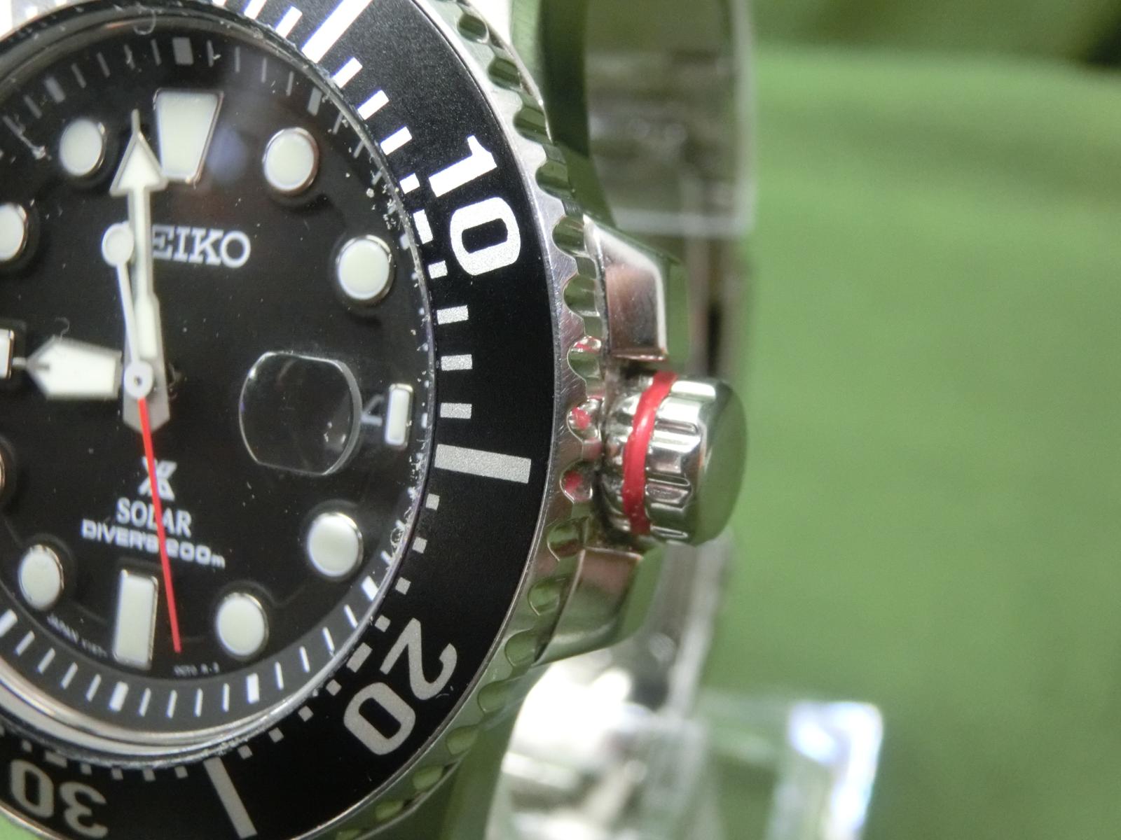 【美品】セイコー プロスペックス ダイバースキューバ V157-0BT0  ソーラー